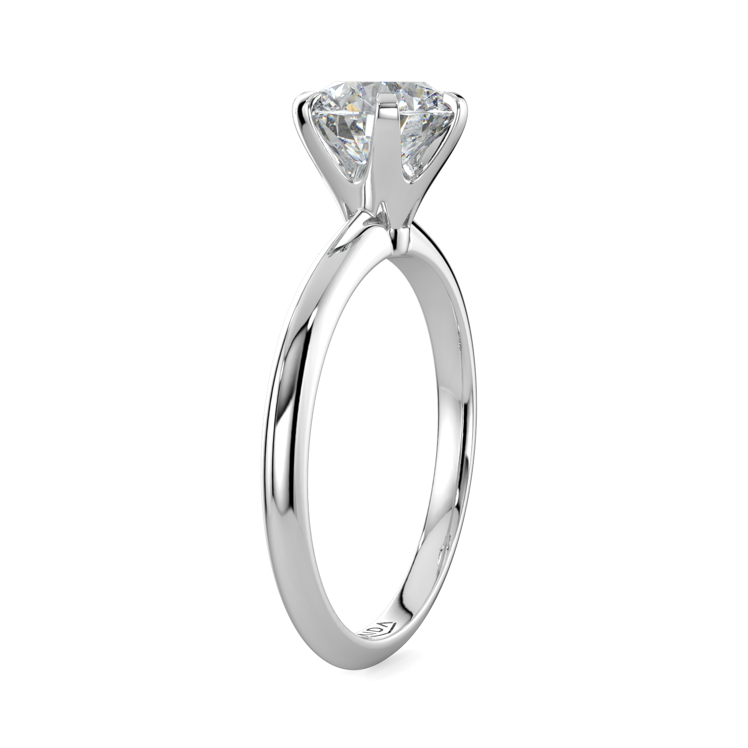 Ashley Round Moissanite