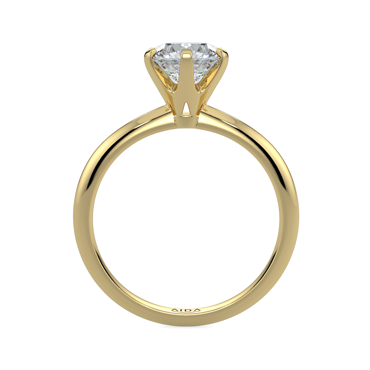 Ashley Round Moissanite